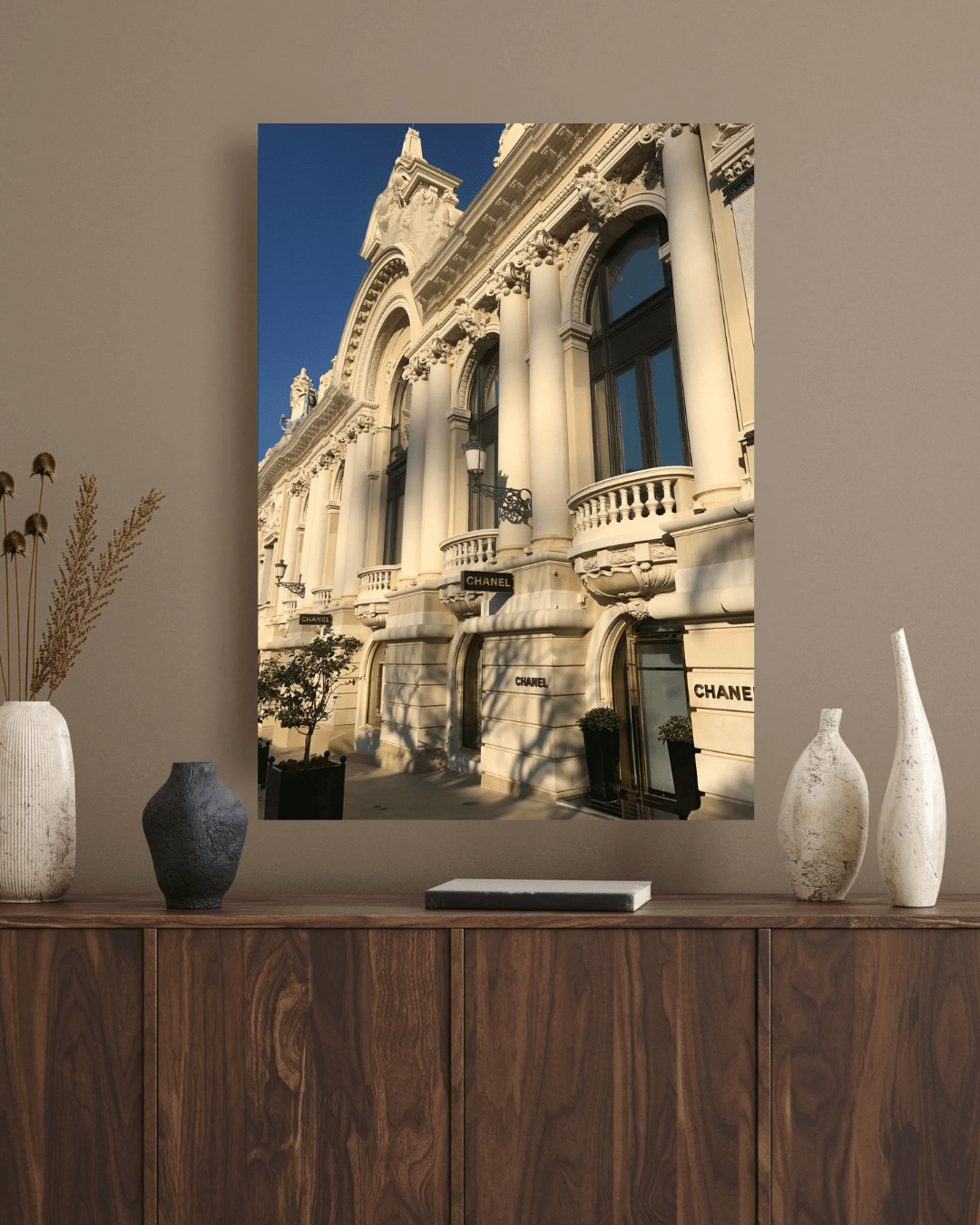 Chanel winkel wanddecoratie plexiglas - AFBEELDING AAN DE MUUR