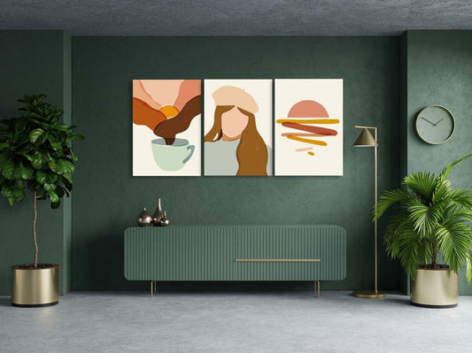 Stijlvolle Wanddecoratie - AFBEELDING AAN DE MUUR
