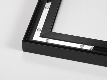 Aluminium frame met textieldoek - AFBEELDING AAN DE MUUR