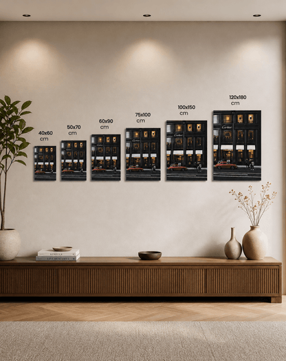Cartier winkel wanddecoratie plexiglas - AFBEELDING AAN DE MUUR