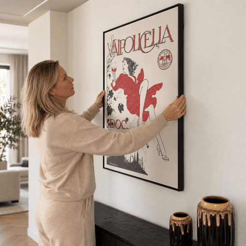 Paneel met baklijst - AFBEELDING AAN DE MUUR