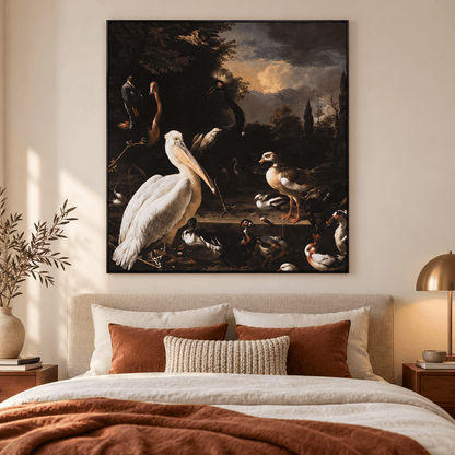 Aluminium frame met textieldoek - AFBEELDING AAN DE MUUR