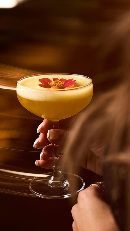 Cocktail flower - AFBEELDING AAN DE MUUR