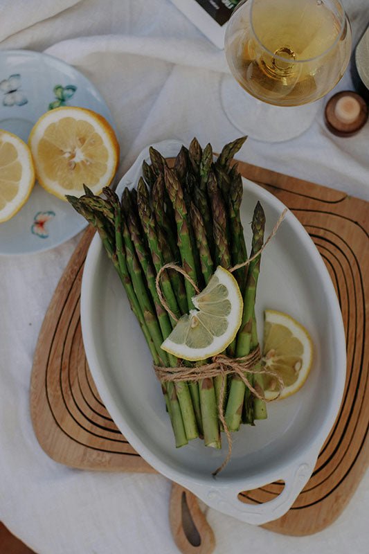 Groene asperges - AFBEELDING AAN DE MUUR