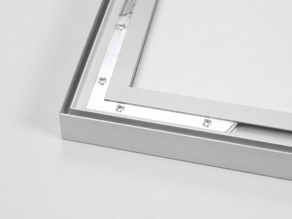 Aluminium frame met textieldoek - AFBEELDING AAN DE MUUR